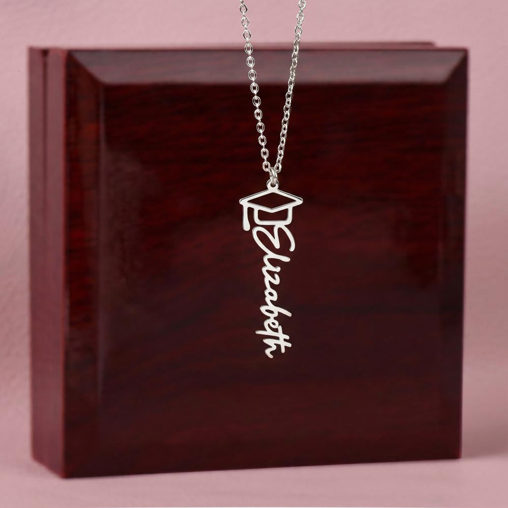Collier Prénom pour Graduation Infirmière