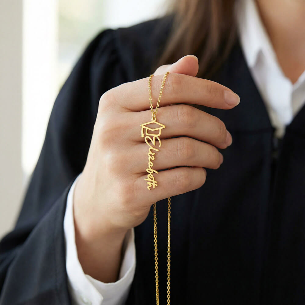 Graduation Name Necklace for a Nurse